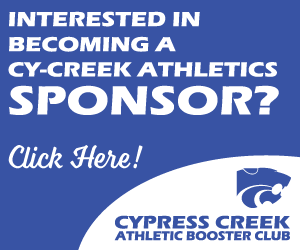 Become a Cy-Creek Athletics sponsor today!